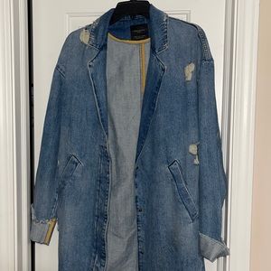 Zara Denim Trench